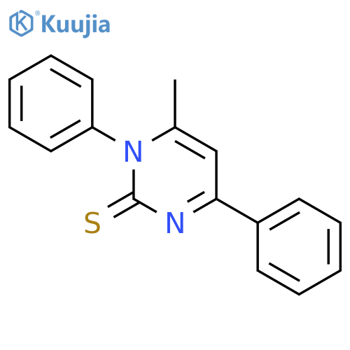 2(1H)-Pyrimidinethione, 6-methyl-1,4-diphenyl- structure