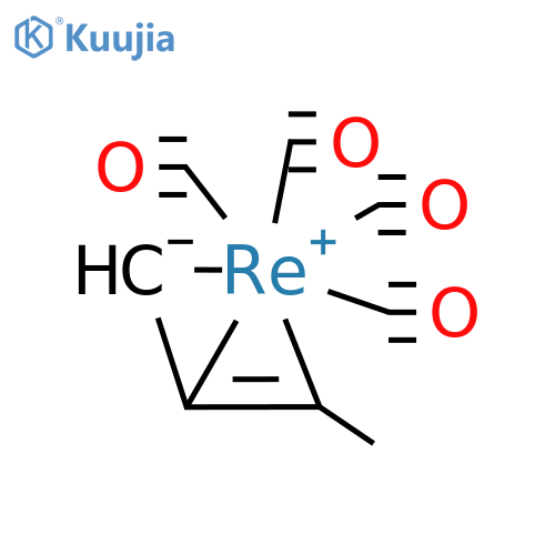 Rhenium, [(1,2,3-h)-2-butenyl]tetracarbonyl-,stereoisomer (9CI) structure