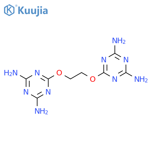 1,3,5-Triazine-2,4-diamine,6,6'-[1,2-ethanediylbis(oxy)]bis- (9CI) structure