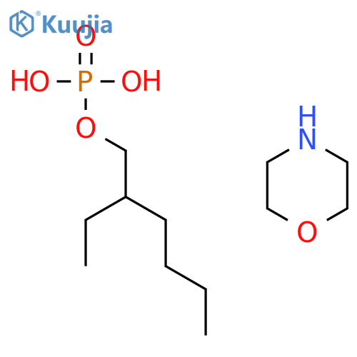 2-ethylhexyl dihydrogen phosphate, compound with morpholine (1:1) structure