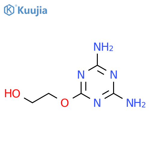 Ethanol,2-[(4,6-diamino-1,3,5-triazin-2-yl)oxy]- structure