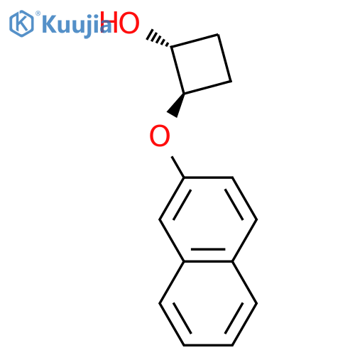 CYCLOBUTANOL, 2-(2-NAPHTHALENYLOXY)-, TRANS- structure