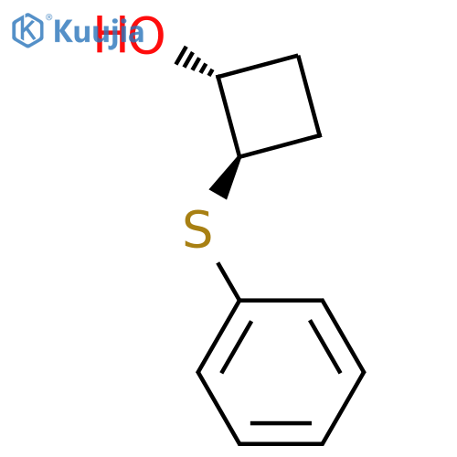 CYCLOBUTANOL, 2-(PHENYLTHIO)-, TRANS- structure
