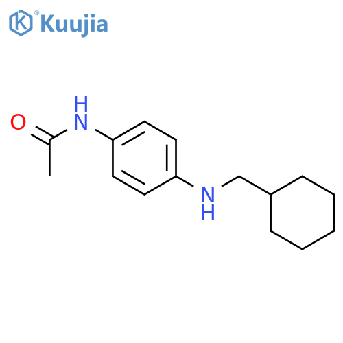 Acetamide, N-[4-[(cyclohexylmethyl)amino]phenyl]- structure