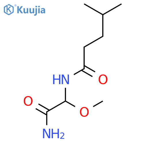 PENTANAMIDE, N-(2-AMINO-1-METHOXY-2-OXOETHYL)-4-METHYL- structure