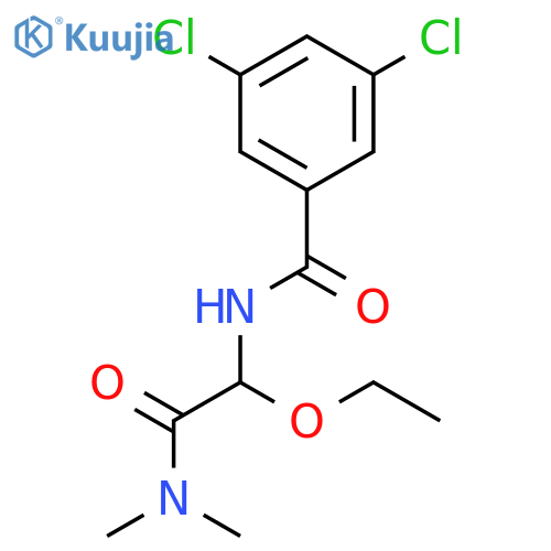 BENZAMIDE, 3,5-DICHLORO-N-[2-(DIMETHYLAMINO)-1-ETHOXY-2-OXOETHYL]- structure