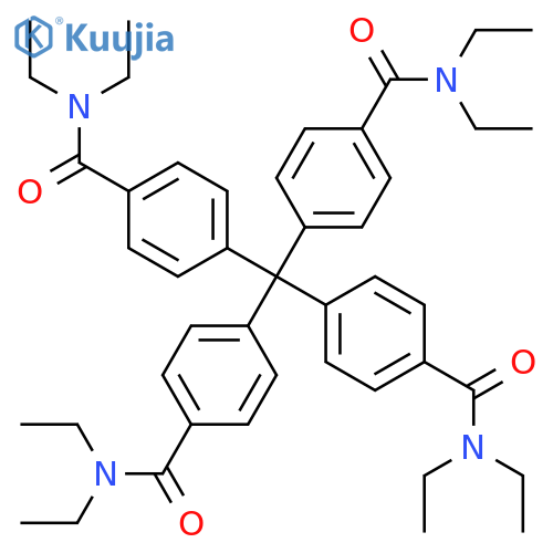 Benzamide, 4,4',4'',4'''-methanetetrayltetrakis[N,N-diethyl- structure