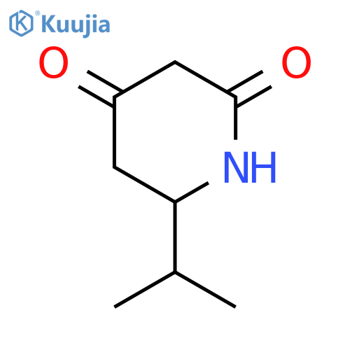 6-(propan-2-yl)piperidine-2,4-dione structure
