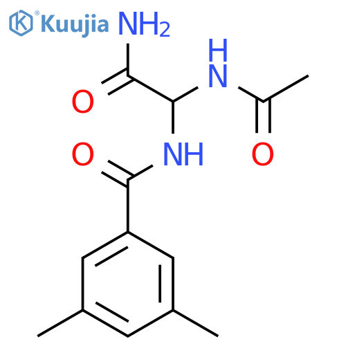 BENZAMIDE, N-[1-(ACETYLAMINO)-2-AMINO-2-OXOETHYL]-3,5-DIMETHYL- structure