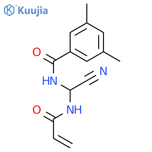 BENZAMIDE, N-[CYANO[(1-OXO-2-PROPENYL)AMINO]METHYL]-3,5-DIMETHYL- structure