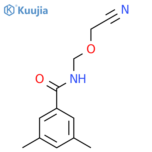 BENZAMIDE, N-(CYANOMETHOXYMETHYL)-3,5-DIMETHYL- structure