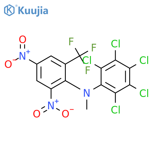 2,3,4,5,6-pentachloro-N-[2,4-dinitro-6-(trifluoromethyl)phenyl]-N-methylaniline structure