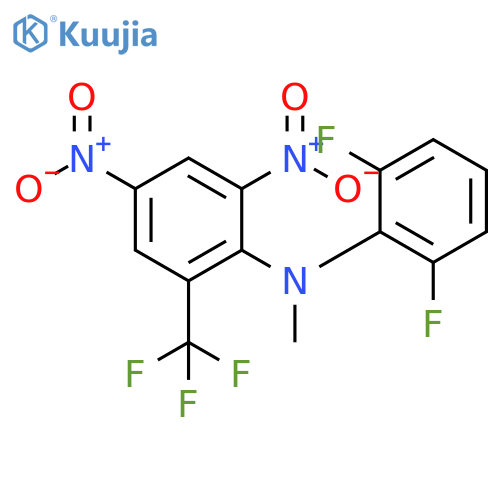 Benzenamine,N-(2,6-difluorophenyl)-N-methyl-2,4-dinitro-6-(trifluoromethyl)- structure