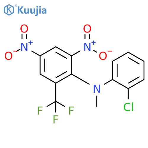 Benzenamine, N-(2-chlorophenyl)-N-methyl-2,4-dinitro-6-(trifluoromethyl)- structure