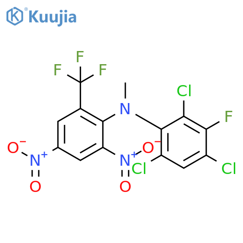 Benzenamine, 2,4,6-trichloro-N-[2,4-dinitro-6-(trifluoromethyl)phenyl]-3-fluoro-N-methyl- structure