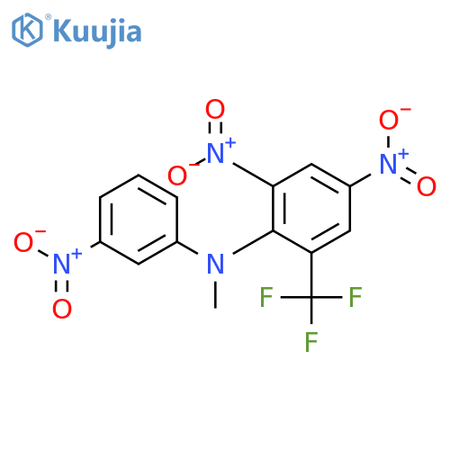 Benzenamine, N-methyl-2,4-dinitro-N-(3-nitrophenyl)-6-(trifluoromethyl)- structure