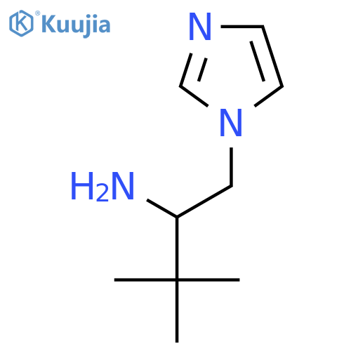 1-(1H-Imidazol-1-yl)-3,3-dimethylbutan-2-amine structure