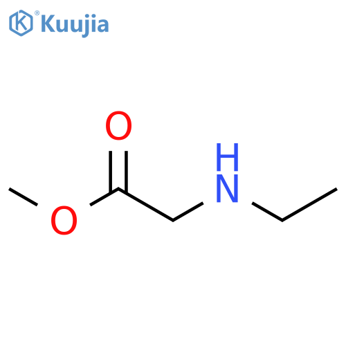 Methyl 2-(ethylamino)acetate structure