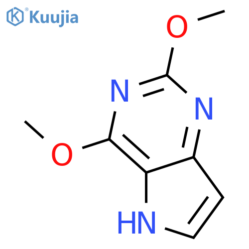 2,4-Dimethoxy-5H-pyrrolo3,2-dpyrimidine structure