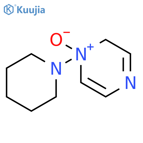 Pyrazine, 1-piperidinyl-, 1-oxide structure