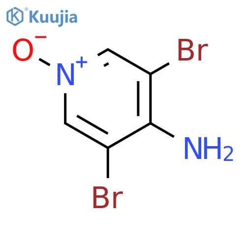 4-PYRIDINAMINE, 3,5-DIBROMO-, 1-OXIDE structure