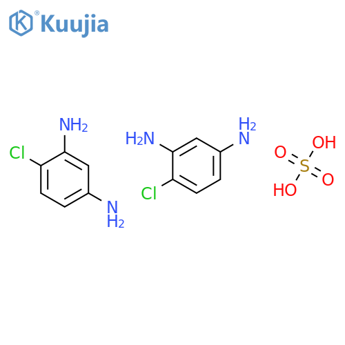 bis(4-chlorobenzene-1,3-diamine), sulfuric acid structure