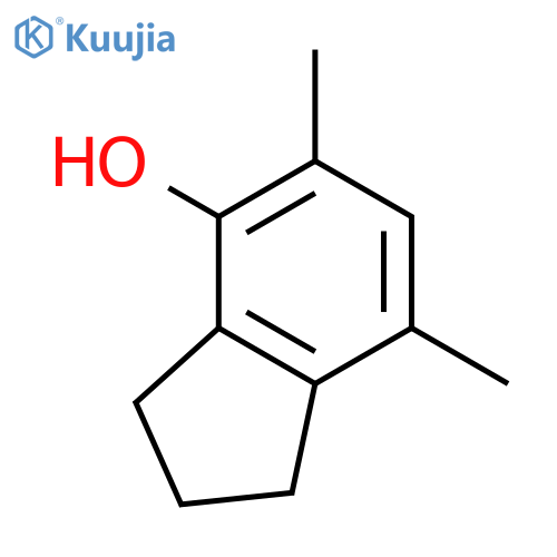 5,7-Dimethyl-2,3-dihydro-1H-inden-4-ol structure