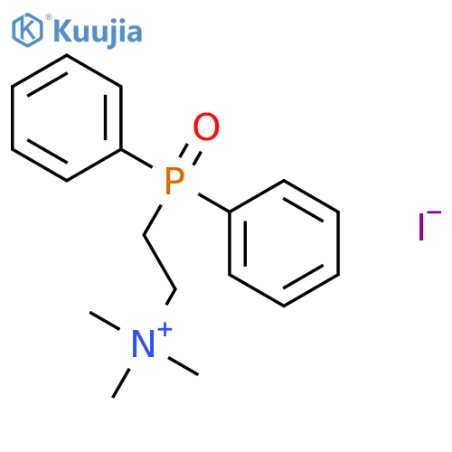 2-(Diphenylphosphoryl)-N,N,N-trimethylethan-1-aminium iodide structure