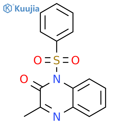 2(1H)-QUINOXALINONE, 3-METHYL-1-(PHENYLSULFONYL)- structure