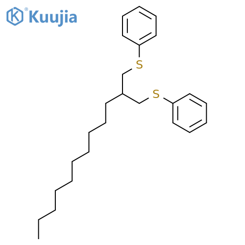 BENZENE, 1,1'-[(2-DECYL-1,3-PROPANEDIYL)BIS(THIO)]BIS- structure