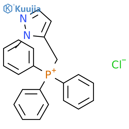 PHOSPHONIUM, [(1-METHYL-1H-PYRAZOL-5-YL)METHYL]TRIPHENYL-, CHLORIDE structure