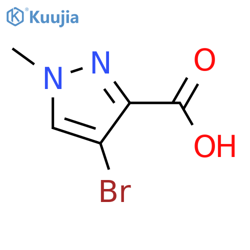 4-Bromo-1-methyl-1H-pyrazole-3-carboxylic acid structure