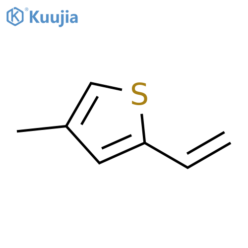 2-ethenyl-4-methylthiophene structure