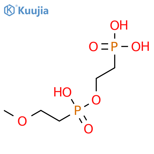 Phosphonic acid, [2-[[hydroxy(2-methoxyethyl)phosphinyl]oxy]ethyl]- structure