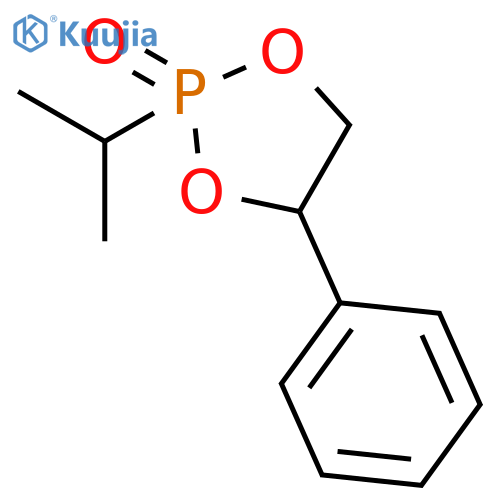1,3,2-Dioxaphospholane, 2-(1-methylethyl)-4-phenyl-, 2-oxide structure