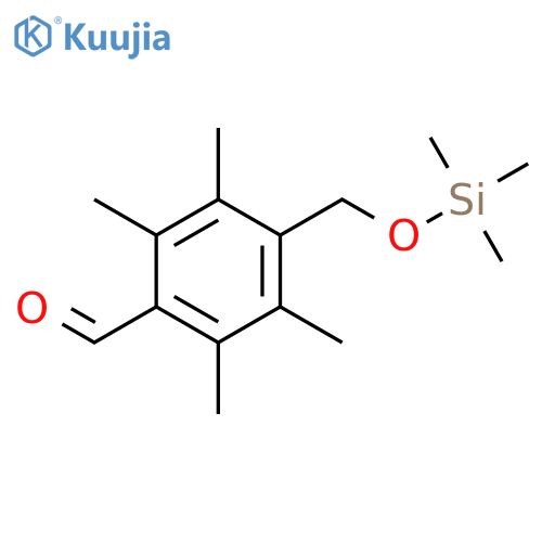 Benzaldehyde, 2,3,5,6-tetramethyl-4-[[(trimethylsilyl)oxy]methyl]- structure