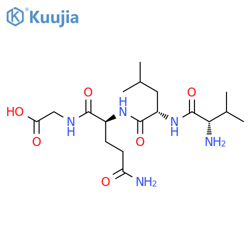 Glycine, L-valyl-L-leucyl-L-glutaminyl- structure