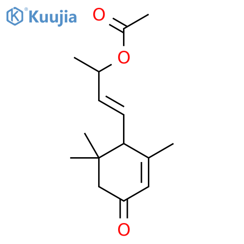 2-Cyclohexen-1-one,4-[3-(acetyloxy)-1-buten-1-yl]-3,5,5-trimethyl- structure