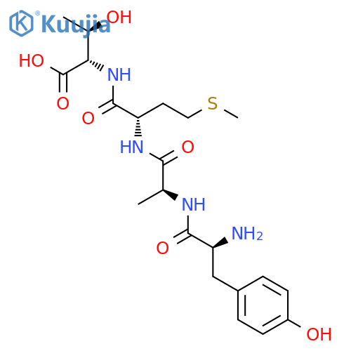 L-Threonine, L-tyrosyl-L-alanyl-L-methionyl- structure