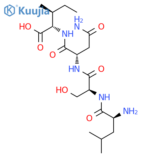 L-Isoleucine, L-leucyl-L-seryl-L-asparaginyl- structure