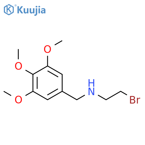 Benzenemethanamine, N-(2-bromoethyl)-3,4,5-trimethoxy- structure