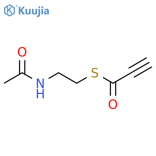 2-PROPYNETHIOIC ACID, S-[2-(ACETYLAMINO)ETHYL] ESTER structure