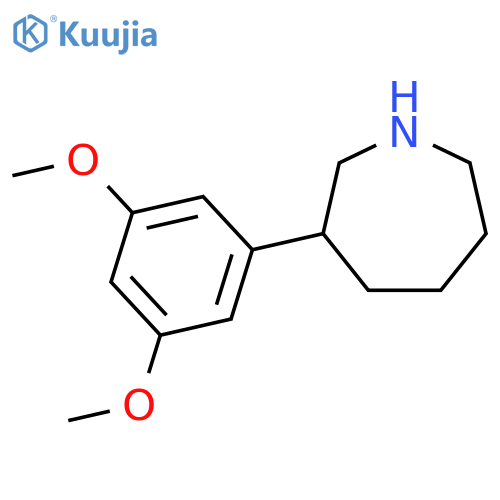 1H-Azepine, 3-(3,5-dimethoxyphenyl)hexahydro- structure