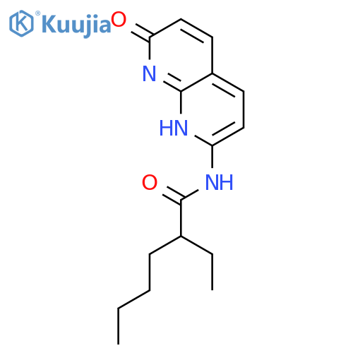 HEXANAMIDE, N-(1,7-DIHYDRO-7-OXO-1,8-NAPHTHYRIDIN-2-YL)-2-ETHYL- structure