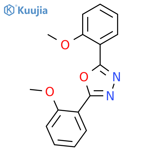 1,3,4-Oxadiazole, 2,5-bis(2-methoxyphenyl)- structure