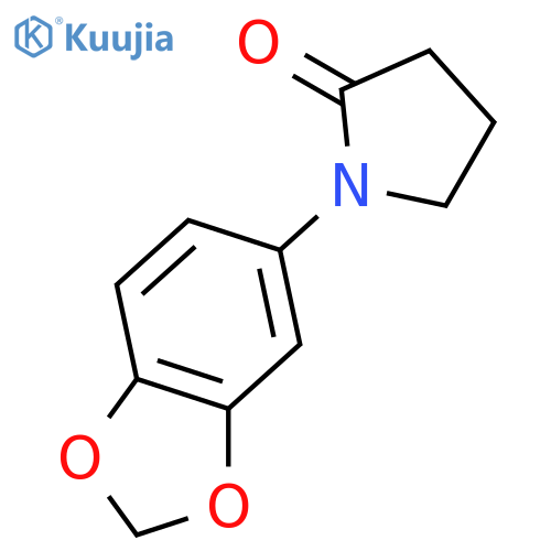 2-Pyrrolidinone, 1-(1,3-benzodioxol-5-yl)- structure