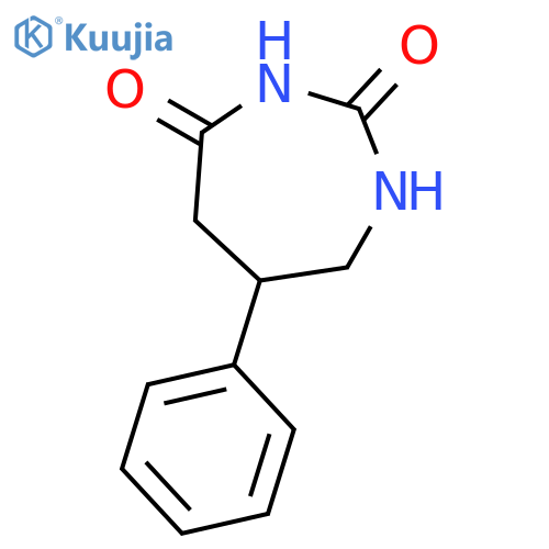 2H-1,3-DIAZEPINE-2,4(3H)-DIONE, TETRAHYDRO-6-PHENYL- structure