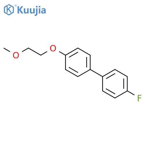 1,1'-BIPHENYL, 4-FLUORO-4'-(2-METHOXYETHOXY)- structure