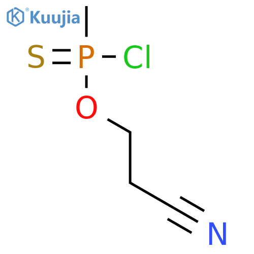 PHOSPHONOCHLORIDOTHIOIC ACID, METHYL-, O-(2-CYANOETHYL) ESTER structure