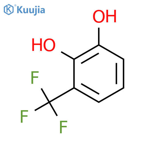 3-(Trifluoromethyl)benzene-1,2-diol structure